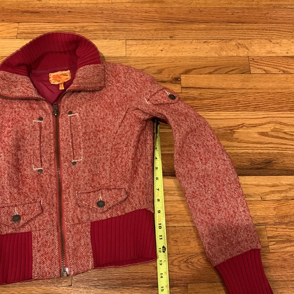 Vintage Twill 22 women’s lined jacket. Size Small. Red tweed. Y2K - Picture 6 of 7